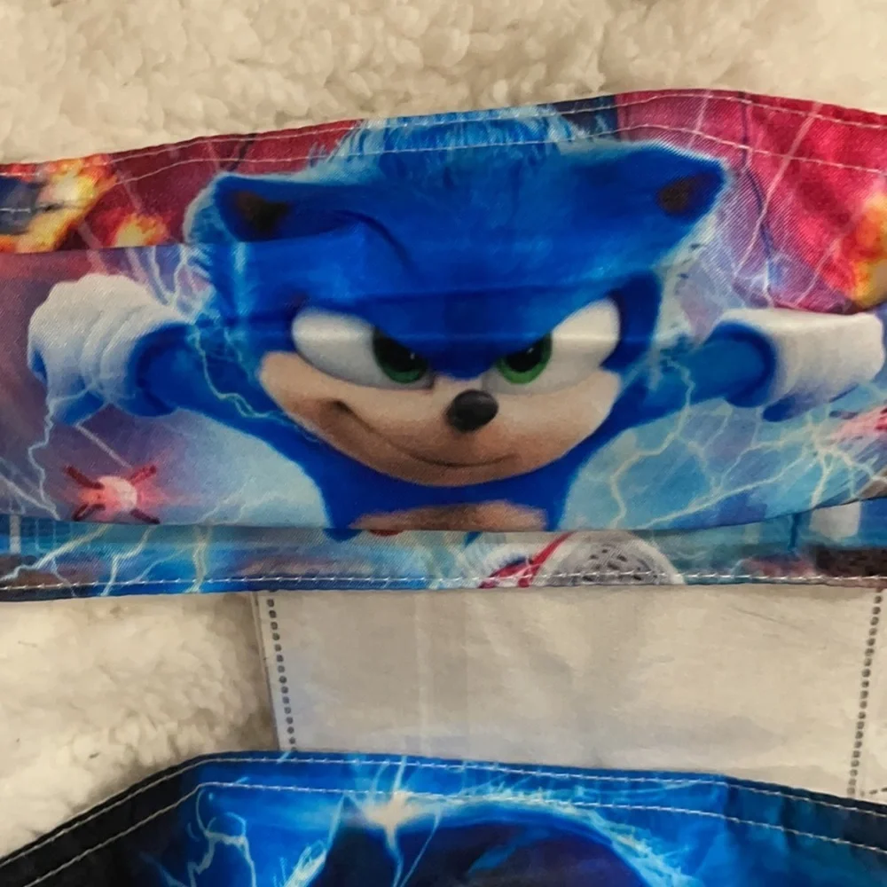 New Sonic the Hedgehog face masks -2